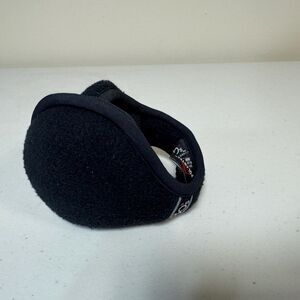 Polartec Black Fleece Behind Head 180 Earmuffs Foldable Winter Ear Warmer Ski